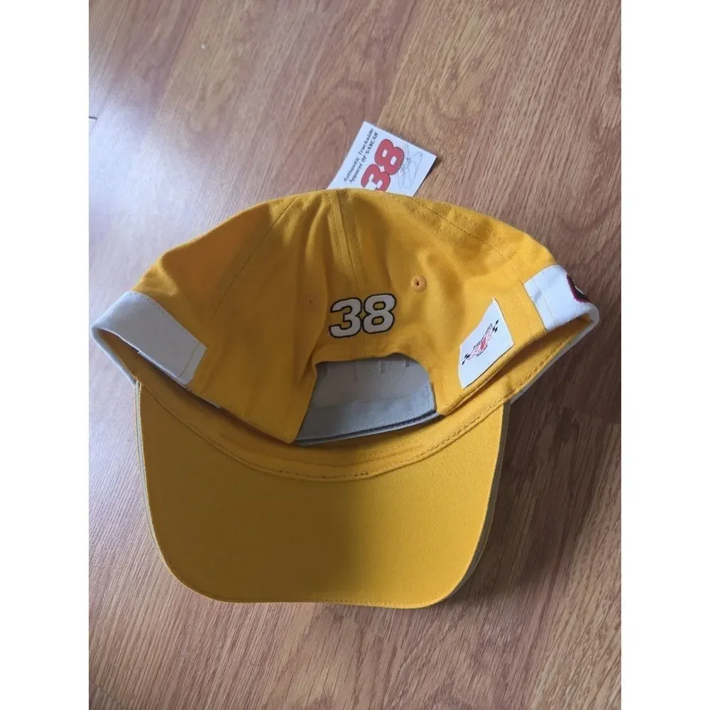 Elliot Sadler #38 Hat Nascar M&M Chase Authentics Robert Yates Cap Yellow Brown